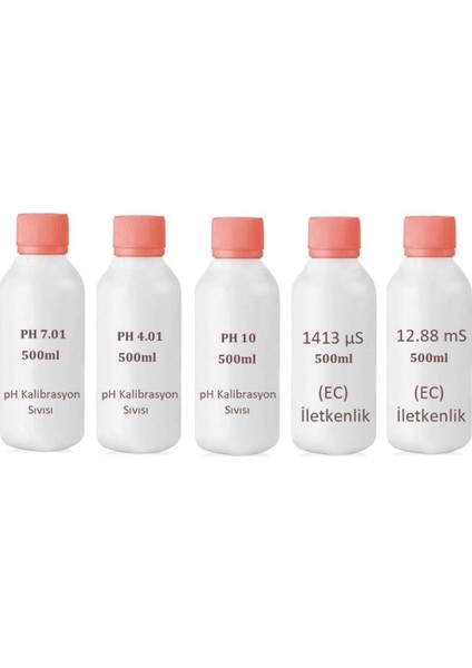 Kalibrasyon Sıvısı Seti (500 Ml)- Tampon Çözelti Seti (500 Ml)