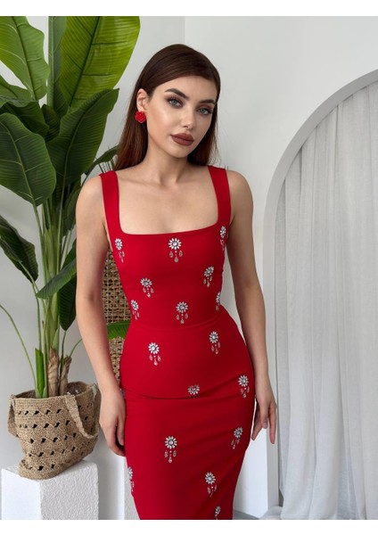 Francisco Taşlı Atlas Uzun Elbise fırsatları