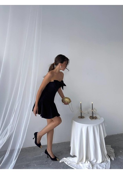 Aide Fiyonk Detay Mini Elbise modelleri