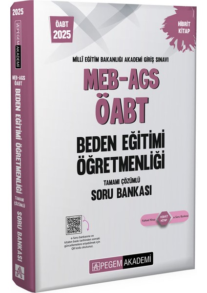 2025 MEB-AGS-ÖABT Beden Eğitimi Tamamı Çözümlü Soru Bankası