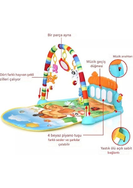 Piyanolu Mantar Oyun Halısı fırsatları