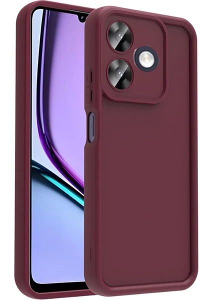 Realme Note 60 Uyumlu Kamera Korumalı Parlak Stil Tasarım Kapak