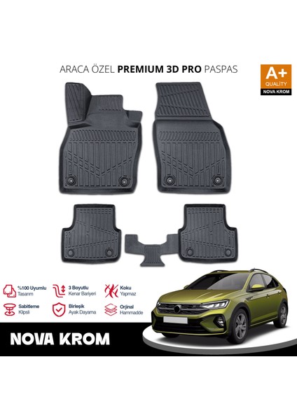 Vw Taigo 3D Pro Havuzlu Paspas 2020 Üzeri