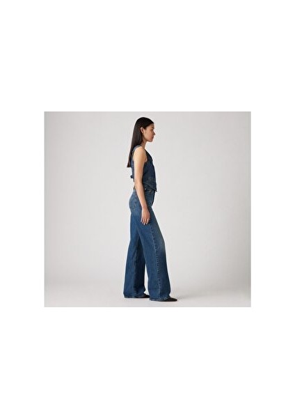 Ribcage Wide Leg Kadın Jean Pantolon - Polar Perimiter