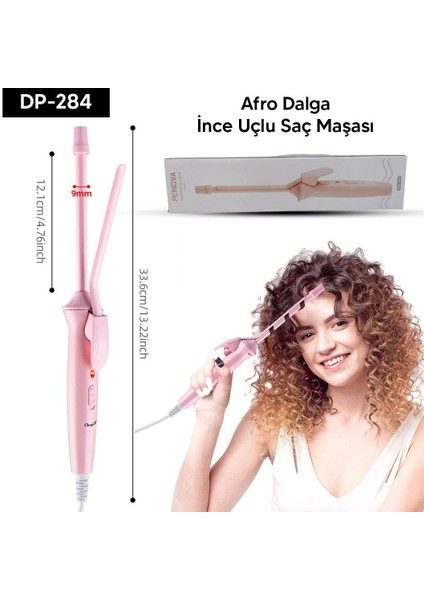 Afro Dalga Ince Uçlu Saç Maşası