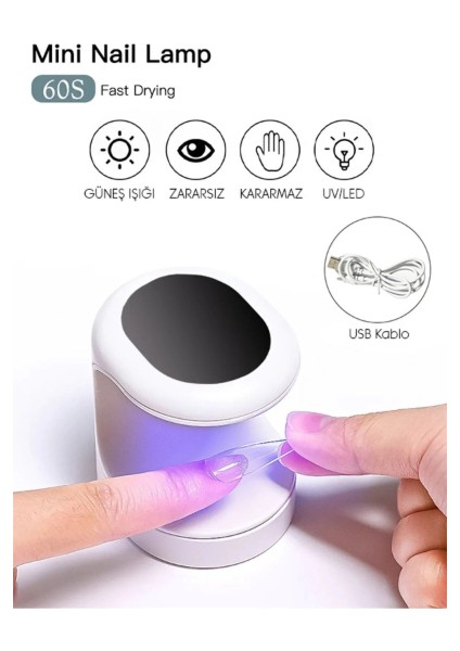 Mini Uv Tırnak Kurutucu
