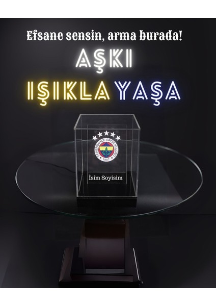 Taraftar Grubu Isme Özel LED Tasarımlı Kutu