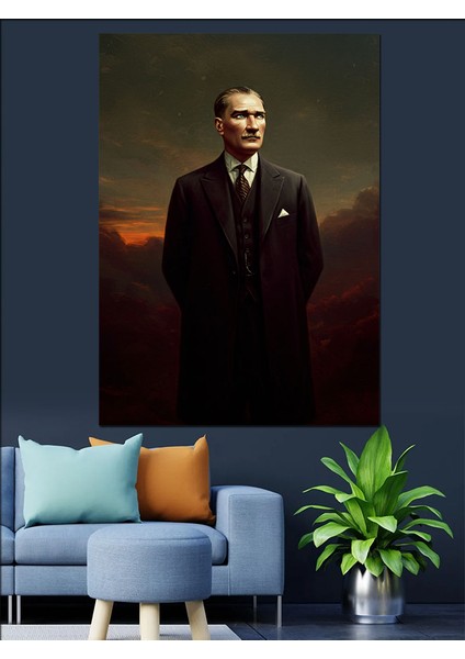 Mustafa Kemal Atatürk Dekoratif Kanvas - Mdf Ahşap Tablo fiyatları