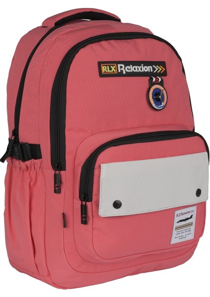 Relaxion Su Geçirmez Kumaş Geniş Iç Hacimli Çok Bölmeli Okul Çantası