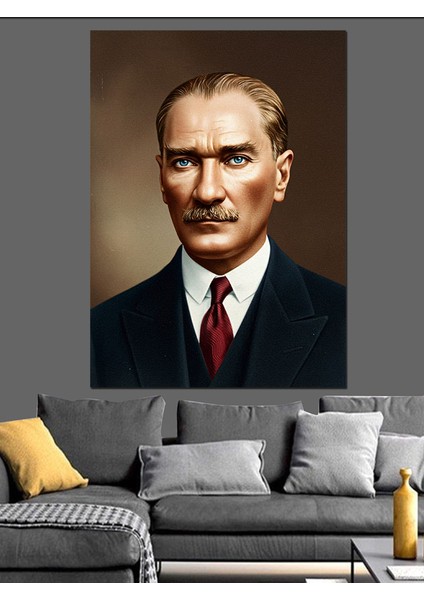 Mustafa Kemal Atatürk Dekoratif Kanvas - Mdf Ahşap Tablo modelleri