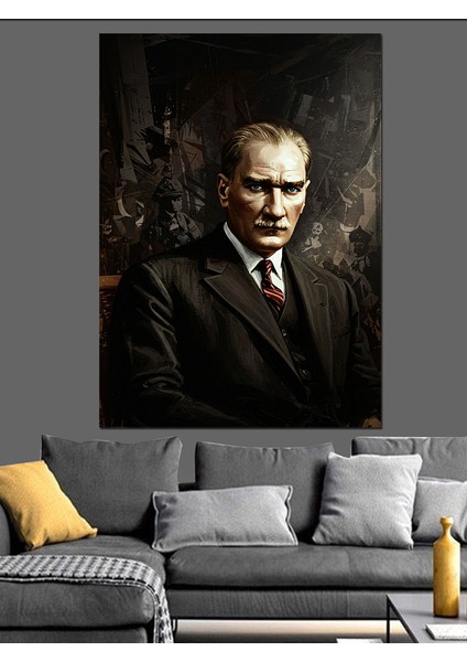 Mustafa Kemal Atatürk Dekoratif Kanvas - Mdf Ahşap Tablo fiyatları