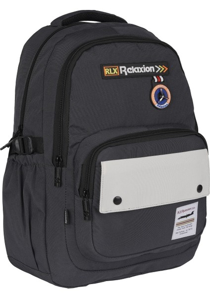 Relaxion Su Geçirmez Kumaş Geniş Iç Hacimli Çok Bölmeli Okul Çantası