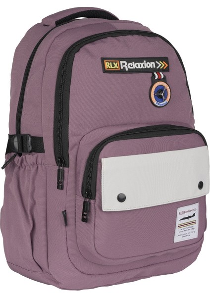Relaxion Su Geçirmez Kumaş Geniş Iç Hacimli Çok Bölmeli Okul Çantası
