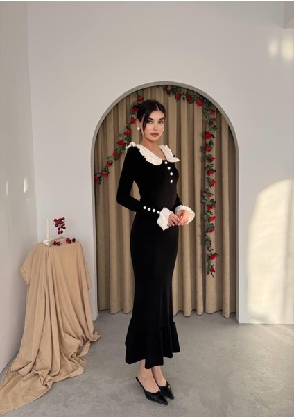 Sura Bebe Yaka Elbise fırsatları