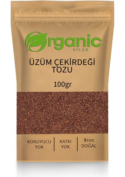 Üzüm Çekirdeği Tozu Katkısız & Doğal 100GR.