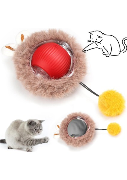 Tüylü Şarjlı Kedi Oyuncağı