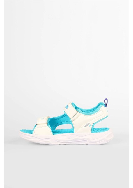 26-35 Numara Işıklı Çift Bantlı Hafif Kız Çocuk Sandalet modelleri