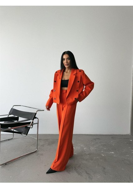 Ceket - Pantolon Takım - Orange