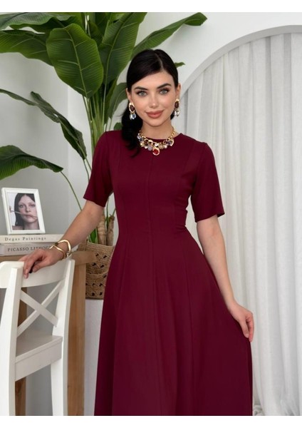 Wera Pliseli Midi Elbise modelleri