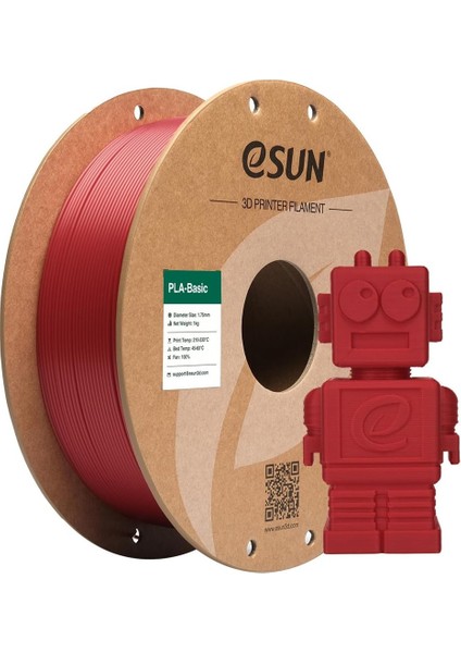 Basic Pla Ateş Kırmızı Filament 1,75MM 1 kg