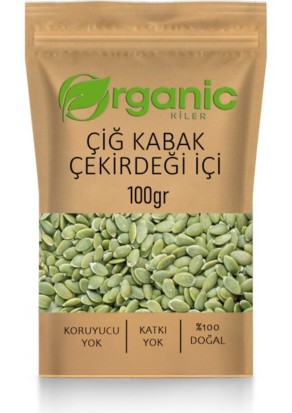 Çiğ Kabak Çekirdeği Içi 100GR Taze & Katkısız Tuzsuz ve Yerli Mahsül