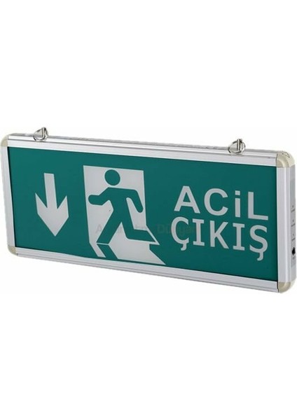 Exıt Çıkış Aşağı (3 Saat Akülü)
