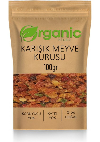 Karışık Meyve Kurusu Mix 100gr Kek & Pastalarda Kullanılabilir (Pomela, Sarı Limon, Papaya, Portakal)