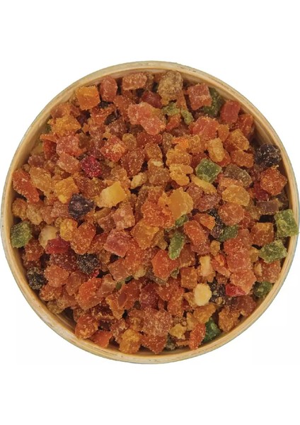 Karışık Meyve Kurusu Mix 100gr Kek & Pastalarda Kullanılabilir (Pomela, Sarı Limon, Papaya, Portakal)