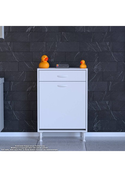 60 x 88 x 32,5 Cm’lik 1 Çekmece 1 Göz Çok Amaçlı Mutfak Sepeti,organizatör Mutfak Dolabı