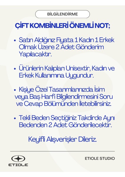 Güneş ve Ay Sevgili Kombini Unisex Oversize Tişört
