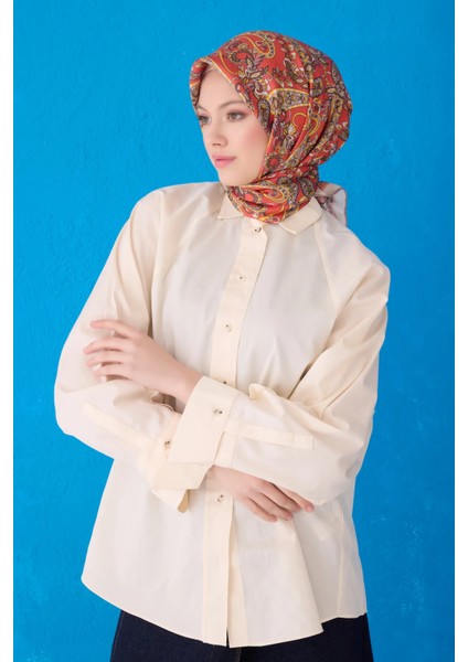 Saf Ipek Eşarp 4101D02( Sura Ipek) -0235