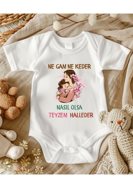 Isimli Zıbın Hediyelik Anne Baba Yazılı Zıbın