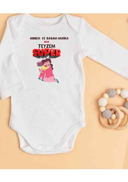 Isimli Zıbın Hediyelik Anne Baba Yazılı Zıbın