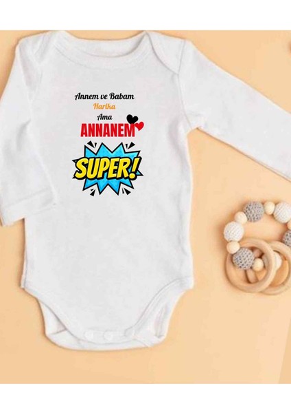 Isimli Zıbın Hediyelik Anne Baba Yazılı Zıbın