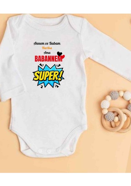 Isimli Zıbın Hediyelik Anne Baba Yazılı Zıbın