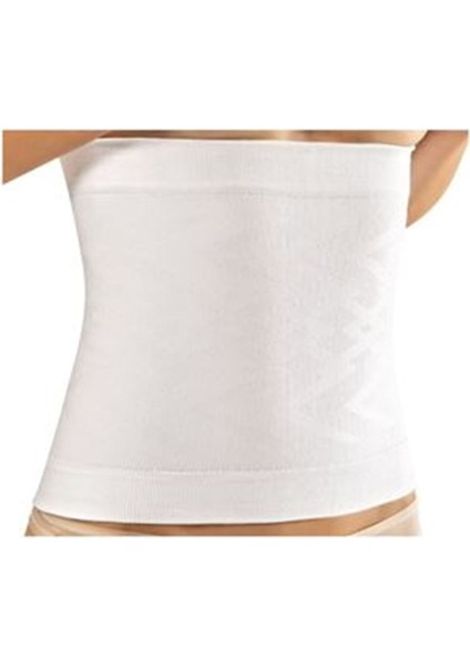 Beyaz Kadın Dikişsiz Bel Korse - 770