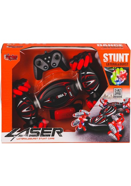 RQ3034-1 Kumandalı Bilekten Kontrol Işıklı Müzikli Stunt Araba -Vardem Oyuncak