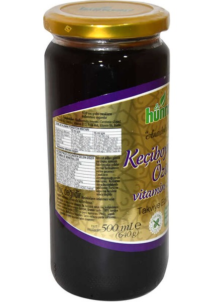 Keçiboynuzu Özü ve Vitamin Içeren Takviye Edici Gıda 640 gr