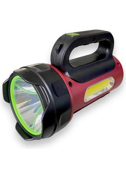 PS-T93 30W Uzun Menzilli Solar Panelli Bank+Usb Çıkış S.o.s Lu Ultra Güçlü Ledli Şarjlı Feneri