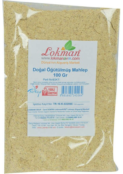 Mahlep Öğütülmüş Saf Doğal 100 gr Paket fiyatları