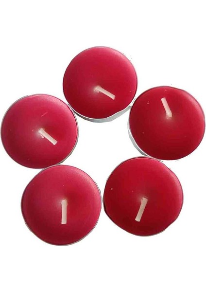 Tea Lights Kırmızı Mum 5 Li 1 Paket indirimleri