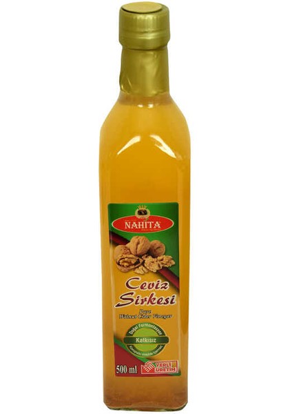 Ceviz Sirkesi Doğal Fermantasyon Katkısız Cam Şişe 500 ml fiyatları