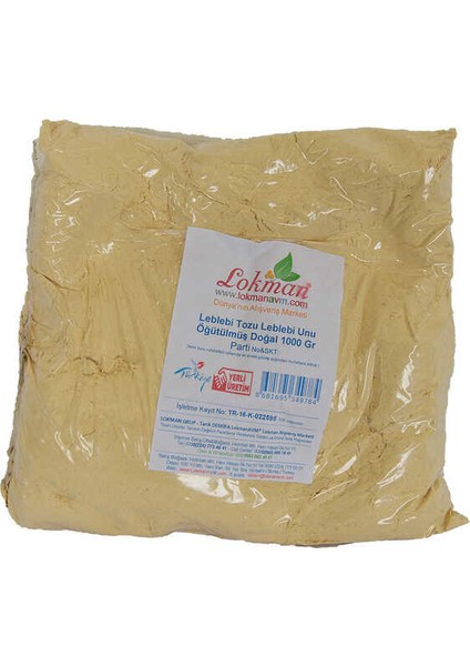 Leblebi Tozu Leblebi Unu Öğütülmüş Doğal 1000 gr Paket