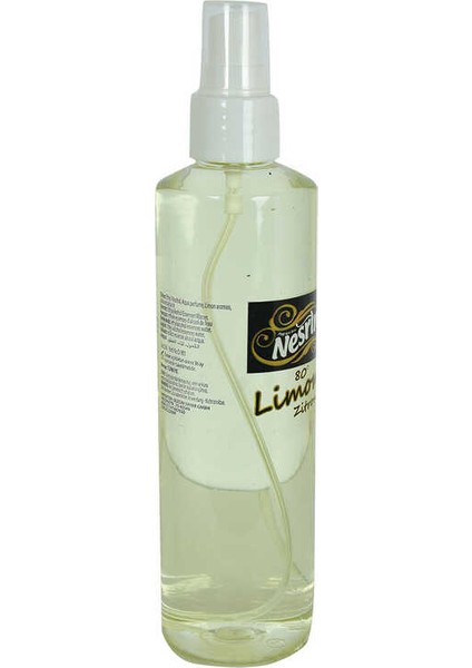 Limon Kolonyası 80 Derece Pet Şişe Sprey 250 ml modelleri