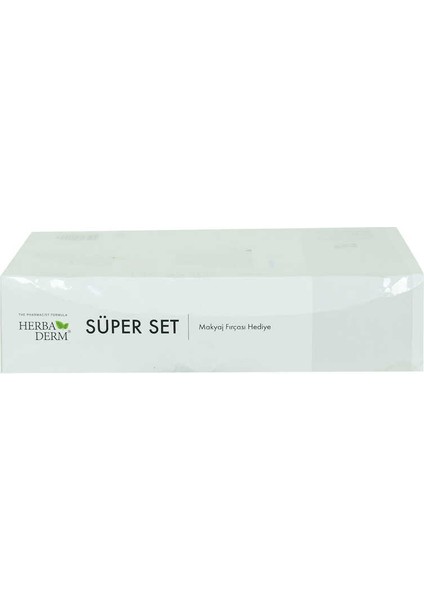 Süper Set Superserum Aha-Peeling 30 ml + Saf Vitamin C 30 ml + Hediye Makyaj Fırçası modelleri