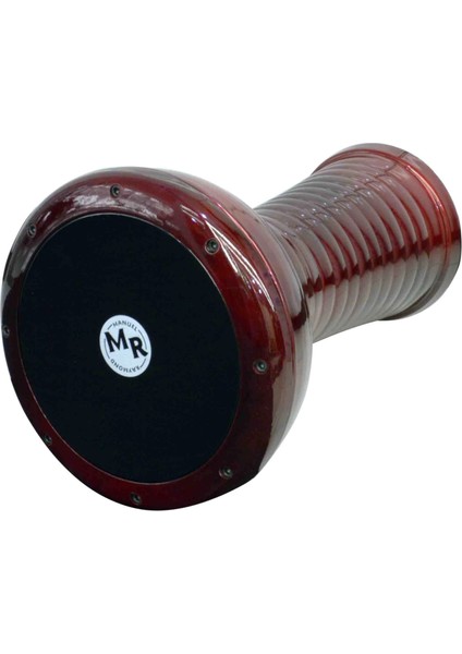Döküm Darbuka Desenli Bordo Dddwrd