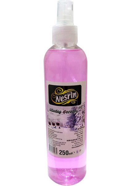 Uludağ Geceleri Kolonyası 60 Derece Pet Şişe Sprey 250 ml