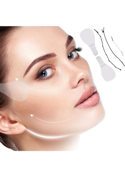 40 Adet Lastikli Yüz Kaş Göz Boyun Gerdirme Kaldırma Bantları modelleri