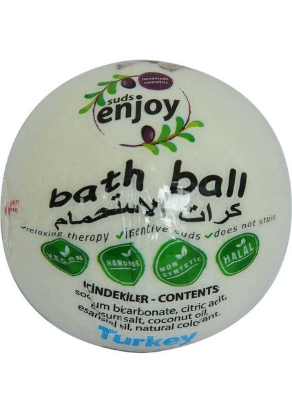 Beyaz Gül El Yapımı Banyo Küvet Topu Sabunu Beyaz 90-120 gr fiyatları