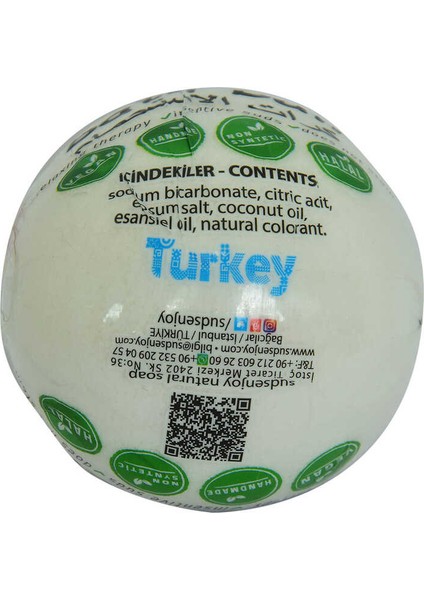 Beyaz Gül El Yapımı Banyo Küvet Topu Sabunu Beyaz 90-120 gr modelleri